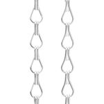 Casa si Gradina - Textile si covoare - Rulouri si jaluzele - Paravan de usa cu lant, 90x200 cm, aluminiu - Infinity.ro