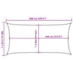Casa si Gradina - Gradina si terasa - Umbrele si pavilioane - Umbrele - Panza parasolar, nisipiu dreptunghiular 3x6 m HDPE 160 g/m² - Infinity.ro