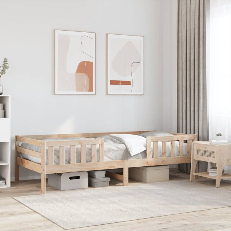 Casa si Gradina - Mobilier - Paturi si accesorii - Paturi - Cadru de pat, 90x200 cm, lemn masiv de pin - Infinity.ro