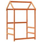 Casa si Gradina - Mobilier - Paturi si accesorii - Paturi - Cadru de pat cu acoperis maro ceruit 100x200 cm lemn masiv pin - Infinity.ro