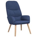 Casa si Gradina - Mobilier - Scaune si fotolii - Fotolii - Fotoliu de relaxare cu taburet, albastru, textil - Infinity.ro