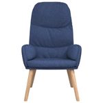 Casa si Gradina - Mobilier - Scaune si fotolii - Fotolii - Fotoliu de relaxare cu taburet, albastru, textil - Infinity.ro