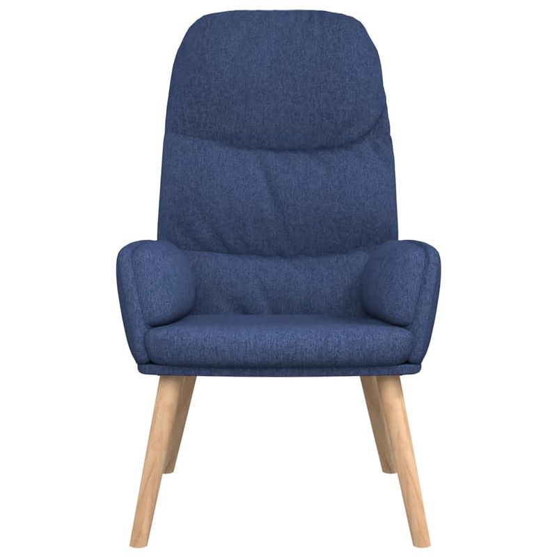 Casa si Gradina - Mobilier - Scaune si fotolii - Fotolii - Fotoliu de relaxare cu taburet, albastru, textil - Infinity.ro