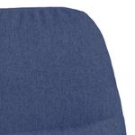 Casa si Gradina - Mobilier - Scaune si fotolii - Fotolii - Fotoliu de relaxare cu taburet, albastru, textil - Infinity.ro