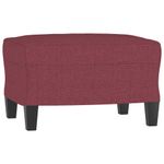 Casa si Gradina - Mobilier - Seturi de mobilier - Seturi living - Set canapea cu perne, 3 piese, rosu vin, material textil - Infinity.ro
