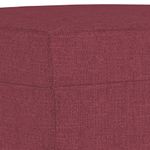 Casa si Gradina - Mobilier - Seturi de mobilier - Seturi living - Set canapea cu perne, 3 piese, rosu vin, material textil - Infinity.ro