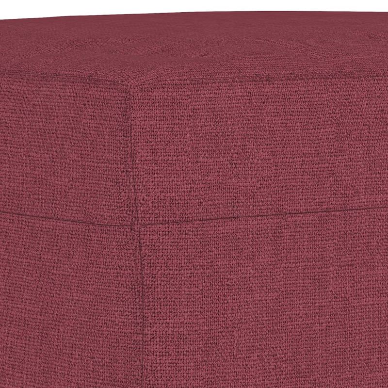 Casa si Gradina - Mobilier - Seturi de mobilier - Seturi living - Set canapea cu perne, 3 piese, rosu vin, material textil - Infinity.ro
