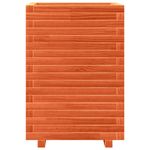 Casa si Gradina - Gradinarit si plante - Plante si ghivece - Ghivece si suporturi - Jardiniera de gradina, maro ceruit, 50x50x72 cm, lemn masiv pin - Infinity.ro