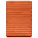 Casa si Gradina - Gradinarit si plante - Plante si ghivece - Ghivece si suporturi - Jardiniera de gradina, maro ceruit, 50x50x72 cm, lemn masiv pin - Infinity.ro