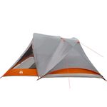 Sport si Outdoor - Camping - Corturi camping - Cort de camping 4 persoane gri si portocaliu impermeabil - Infinity.ro