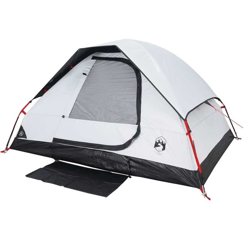 Sport si Outdoor - Camping - Corturi camping - Cort camping cupola 2 persoane alb, tesatura opaca, impermeabil - Infinity.ro