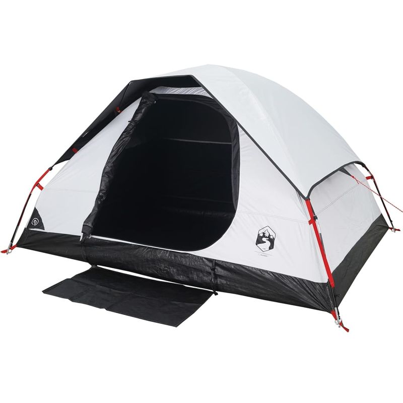 Sport si Outdoor - Camping - Corturi camping - Cort camping cupola 2 persoane alb, tesatura opaca, impermeabil - Infinity.ro