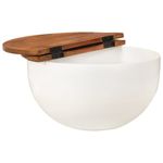 Casa si Gradina - Mobilier - Mese si birouri - Masute de cafea - Masuta de cafea, alb, 50x27 cm, lemn masiv reciclat - Infinity.ro