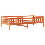 Casa si Gradina - Mobilier - Paturi si accesorii - Paturi - Cadru de pat, maro ceruit, 90x200 cm, lemn masiv de pin - Infinity.ro