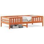 Casa si Gradina - Mobilier - Paturi si accesorii - Paturi - Cadru de pat, maro ceruit, 90x200 cm, lemn masiv de pin - Infinity.ro