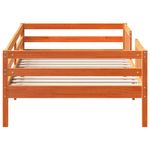 Casa si Gradina - Mobilier - Paturi si accesorii - Paturi - Cadru de pat, maro ceruit, 90x200 cm, lemn masiv de pin - Infinity.ro