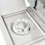 Casa si Gradina - Gradina si terasa - Gratare si accesorii - Gratare de gradina - Gratar pe gaz cu 4 arzatoare, argintiu, otel inoxidabil - Infinity.ro