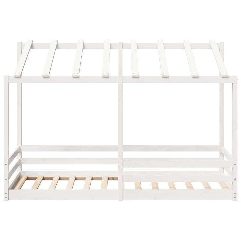 Casa si Gradina - Mobilier - Paturi si accesorii - Paturi - Acoperis pat de copii, alb, 90x200 cm, lemn masiv de pin - Infinity.ro