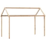 Casa si Gradina - Mobilier - Paturi si accesorii - Paturi - Pat inalt cu acoperis, 75x190 cm, lemn masiv de pin - Infinity.ro