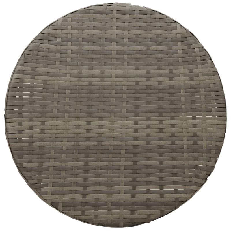 Casa si Gradina - Gradina si terasa - Mobilier exterior - Seturi mobila gradina - Set bistro de gradina cu perne, 3 piese, gri, poliratan - Infinity.ro