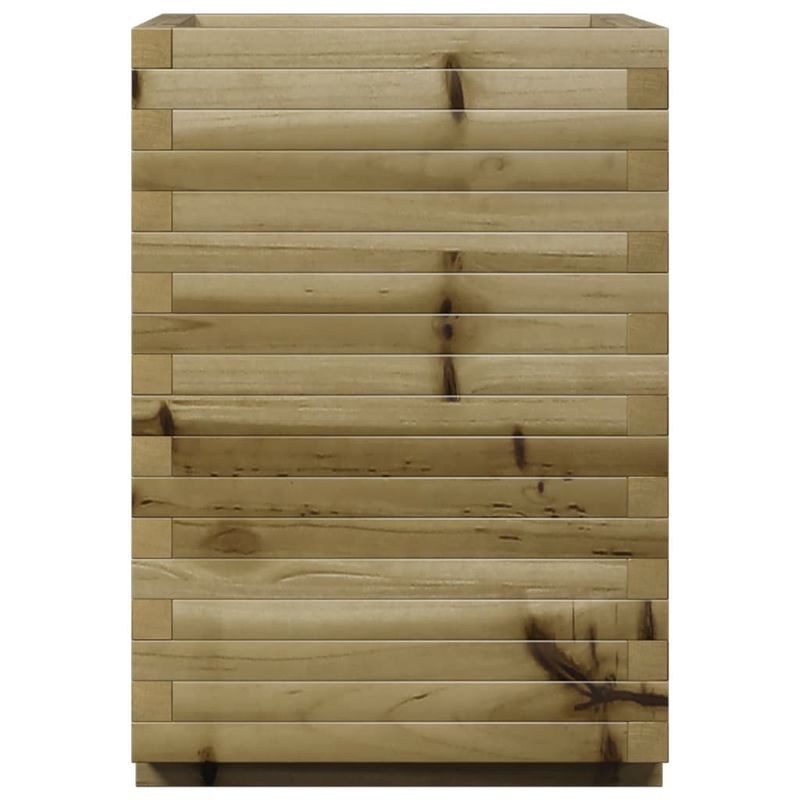 Casa si Gradina - Gradinarit si plante - Plante si ghivece - Ghivece si suporturi - Jardiniera de gradina, 50x50x72 cm, lemn de pin impregnat - Infinity.ro