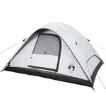 Sport si Outdoor - Camping - Corturi camping - Cort de familie cupola 6 persoane, alb opac textil impermeabil - Infinity.ro