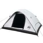 Sport si Outdoor - Camping - Corturi camping - Cort de familie cupola 6 persoane, alb opac textil impermeabil - Infinity.ro