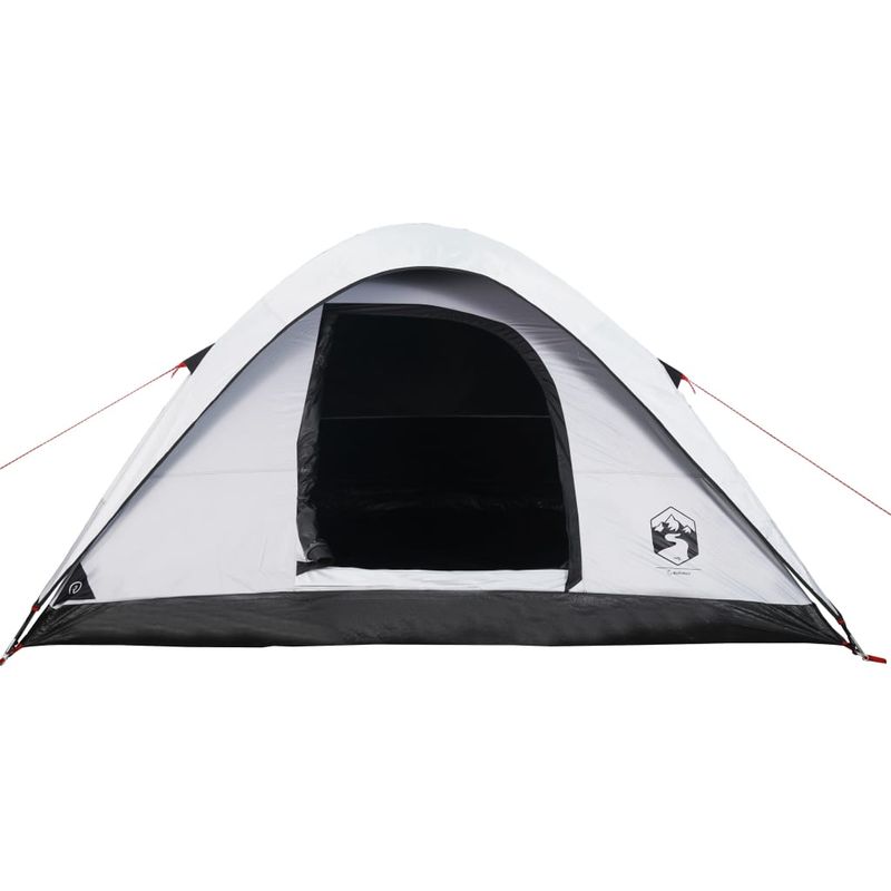 Sport si Outdoor - Camping - Corturi camping - Cort de familie cupola 6 persoane, alb opac textil impermeabil - Infinity.ro