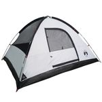 Sport si Outdoor - Camping - Corturi camping - Cort de familie cupola 6 persoane, alb opac textil impermeabil - Infinity.ro