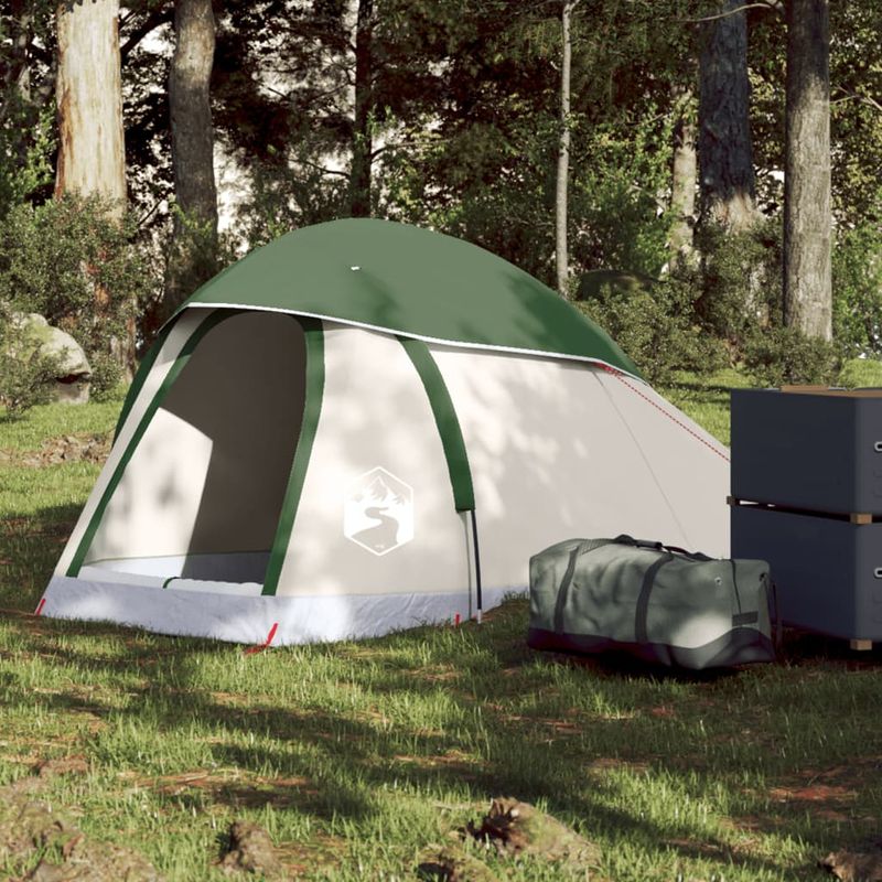 Sport si Outdoor - Camping - Corturi camping - Cort de camping cupola pentru 1 persoana, verde, impermeabil - Infinity.ro