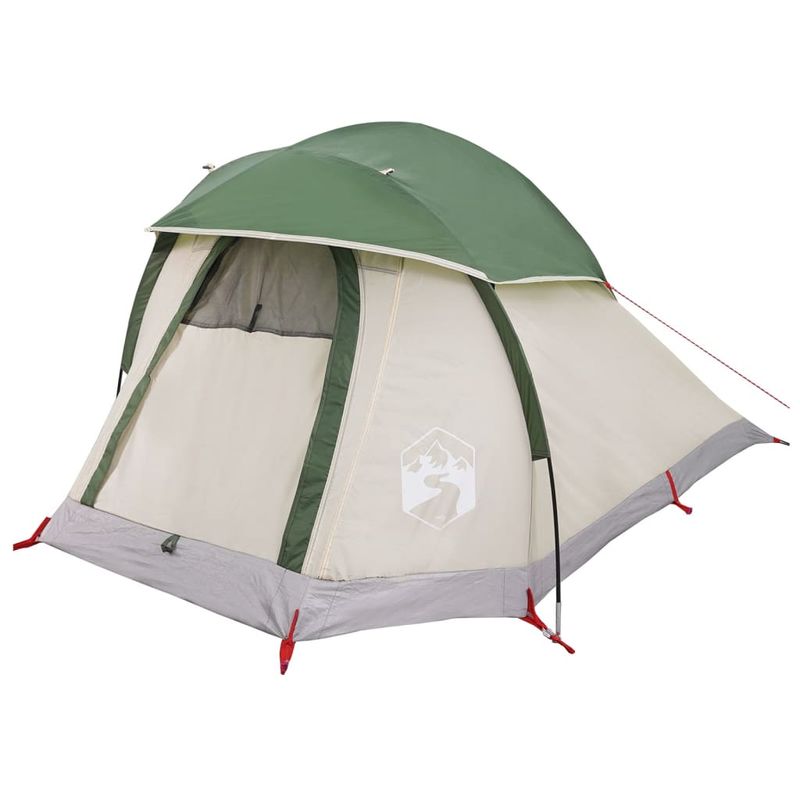 Sport si Outdoor - Camping - Corturi camping - Cort de camping cupola pentru 1 persoana, verde, impermeabil - Infinity.ro