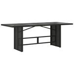 Casa si Gradina - Gradina si terasa - Mobilier exterior - Seturi mobila gradina - Set mobilier de gradina cu perne, 9 piese, negru, poliratan - Infinity.ro