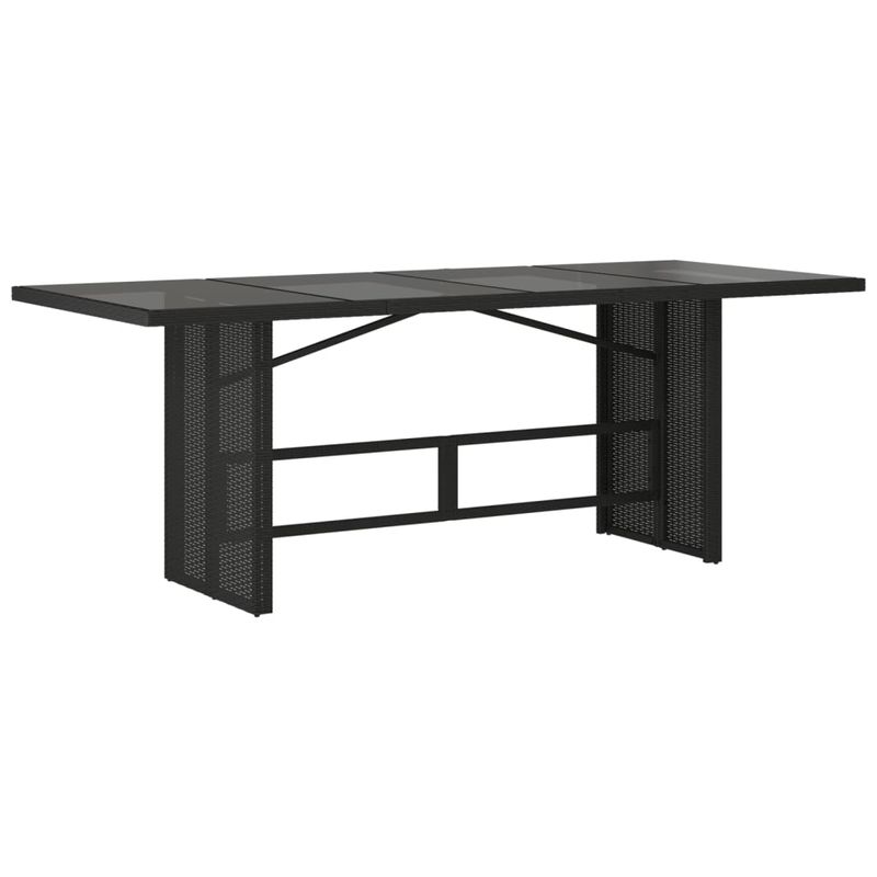 Casa si Gradina - Gradina si terasa - Mobilier exterior - Seturi mobila gradina - Set mobilier de gradina cu perne, 9 piese, negru, poliratan - Infinity.ro