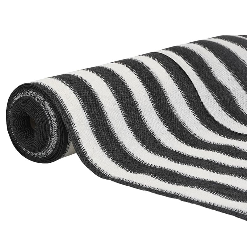 Casa si Gradina - Gradina si terasa - Umbrele si pavilioane - Umbrele - Plasa protectie intimitate antracit/alb 1,5x50 m HDPE 195 g/m² - Infinity.ro