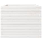 Casa si Gradina - Gradinarit si plante - Plante si ghivece - Ghivece si suporturi - Jardiniera de gradina, alb, 60x60x49,5 cm, lemn masiv de pin - Infinity.ro