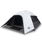 Sport si Outdoor - Camping - Corturi camping - Cort camping cupola 4 persoane alb, tesatura opaca, impermeabil - Infinity.ro