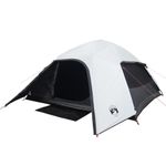 Sport si Outdoor - Camping - Corturi camping - Cort camping cupola 4 persoane alb, tesatura opaca, impermeabil - Infinity.ro