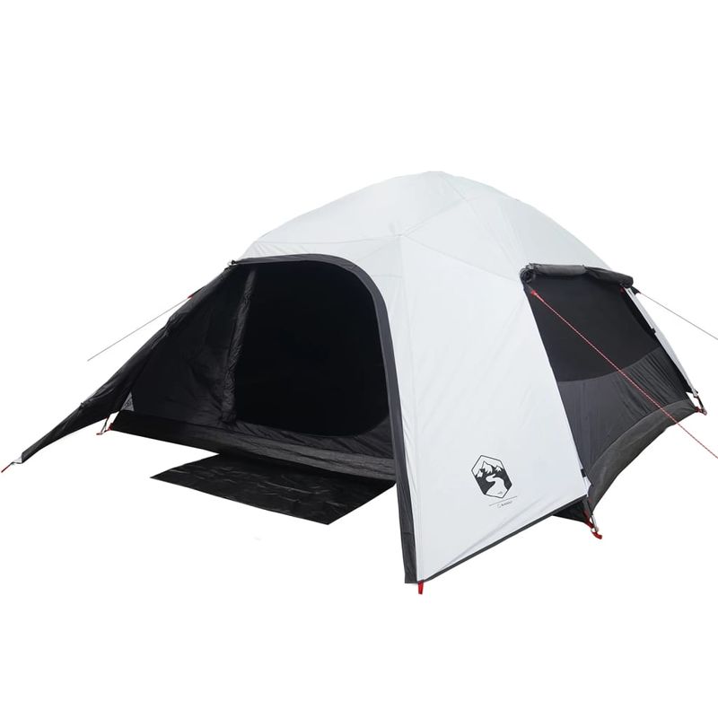 Sport si Outdoor - Camping - Corturi camping - Cort camping cupola 4 persoane alb, tesatura opaca, impermeabil - Infinity.ro