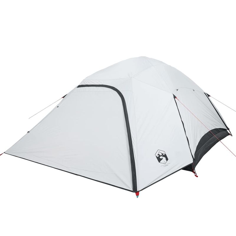 Sport si Outdoor - Camping - Corturi camping - Cort camping cupola 4 persoane alb, tesatura opaca, impermeabil - Infinity.ro