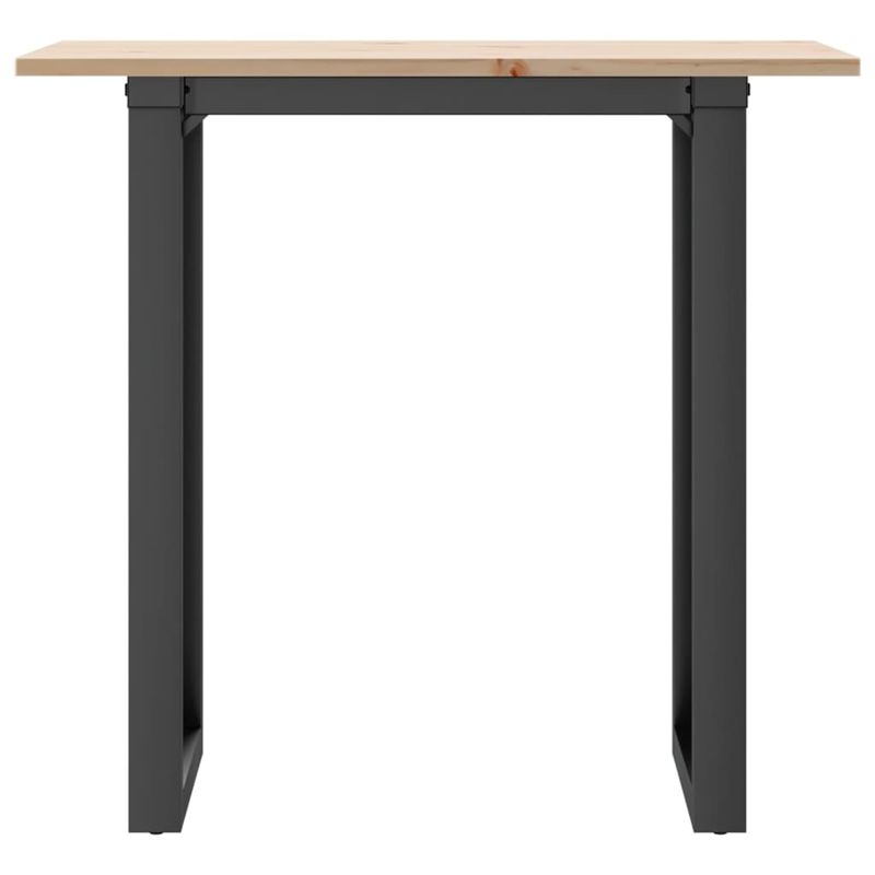 Casa si Gradina - Mobilier - Mese si birouri - Mese bucatarie si dining - Masa de bucatarie, cadru O, 80x50x75 cm lemn masiv pin si fonta - Infinity.ro