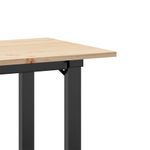 Casa si Gradina - Mobilier - Mese si birouri - Mese bucatarie si dining - Masa de bucatarie, cadru O, 80x50x75 cm lemn masiv pin si fonta - Infinity.ro
