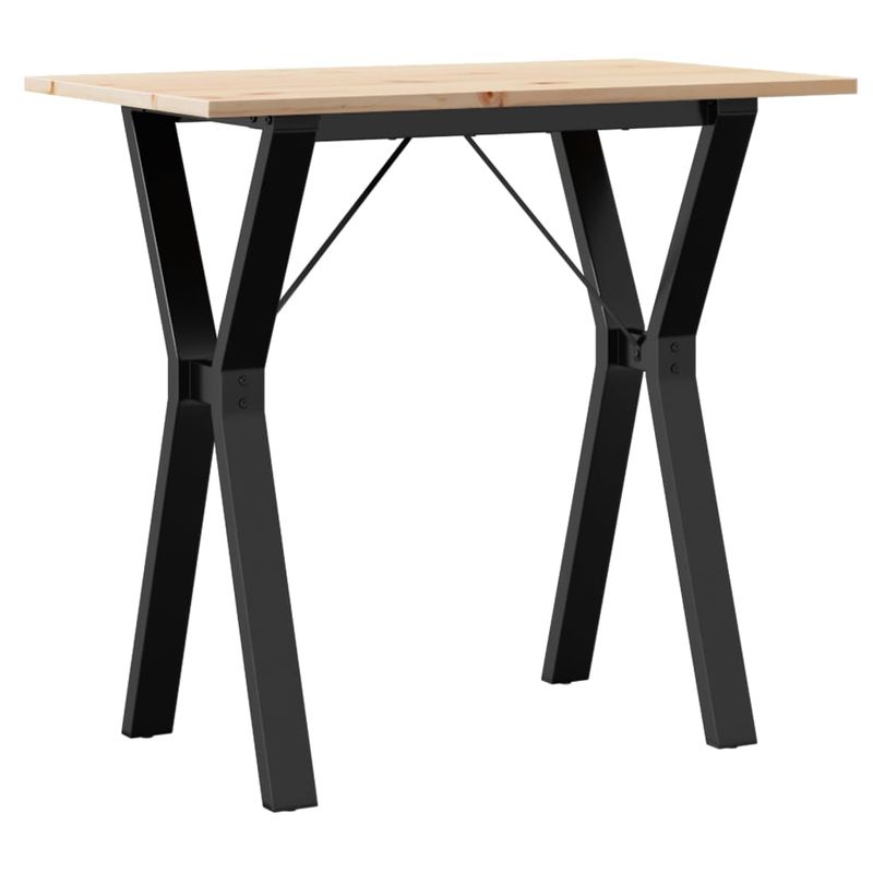 Casa si Gradina - Mobilier - Mese si birouri - Mese bucatarie si dining - Masa de bucatarie, cadru Y, 80x50x75 cm lemn masiv pin si fonta - Infinity.ro