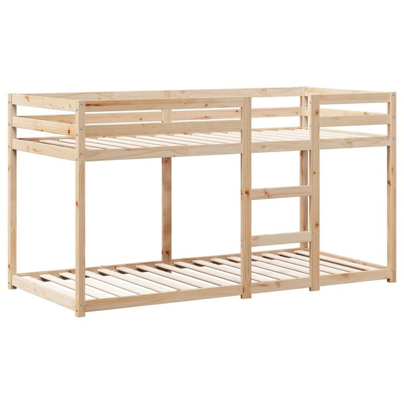 Casa si Gradina - Mobilier - Paturi si accesorii - Paturi - Pat supraetajat cu acoperis, 90x190 cm, lemn masiv de pin - Infinity.ro