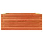 Casa si Gradina - Gradinarit si plante - Plante si ghivece - Ghivece si suporturi - Jardiniera gradina, maro ceruit, 60x60x23 cm, lemn masiv pin - Infinity.ro