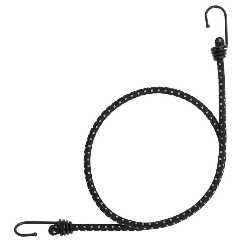 Sport si Outdoor - Camping - Accesorii corturi - Corzi elastice cu benzi reflectorizante/carlige 25 buc. 100 cm - Infinity.ro