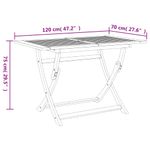 Casa si Gradina - Gradina si terasa - Mobilier exterior - Seturi mobila gradina - Set mobilier de gradina, 5 piese, lemn masiv de acacia - Infinity.ro