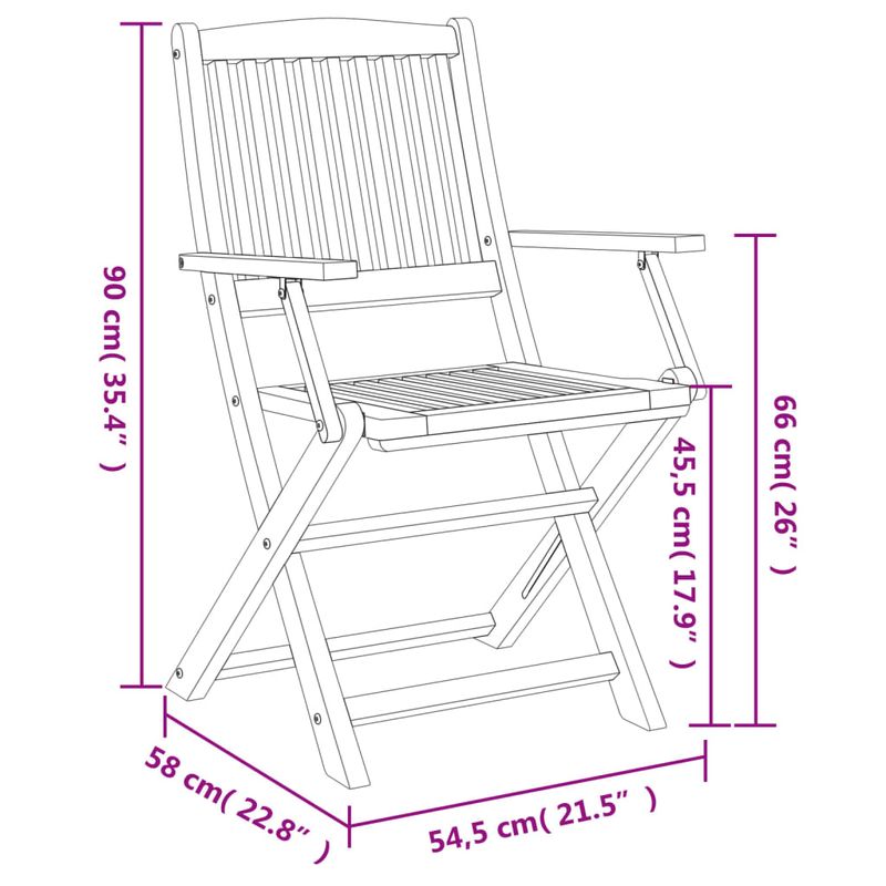 Casa si Gradina - Gradina si terasa - Mobilier exterior - Seturi mobila gradina - Set mobilier de gradina, 5 piese, lemn masiv de acacia - Infinity.ro