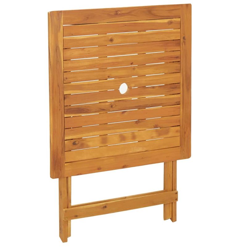Casa si Gradina - Gradina si terasa - Mobilier exterior - Seturi mobila gradina - Set mobilier bistro, 3 piese, bej, polipropilena si lemn masiv - Infinity.ro