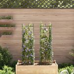 Casa si Gradina - Gradinarit si plante - Plante si ghivece - Ghivece si suporturi - Suport pentru rosii, 2 buc., 116 cm, otel si PP - Infinity.ro