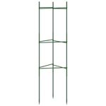 Casa si Gradina - Gradinarit si plante - Plante si ghivece - Ghivece si suporturi - Suport pentru rosii, 2 buc., 116 cm, otel si PP - Infinity.ro